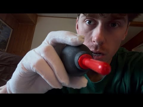 Asmr Eye exam (homeade tests)