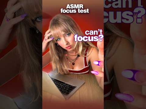 asmr focus test to prove you ACTUALLY can focus can pay attention… (trust me) #asmr