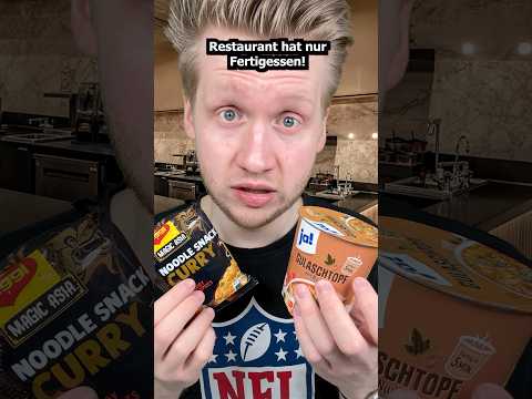 Restaurant hat nur Fertigessen! #asmr