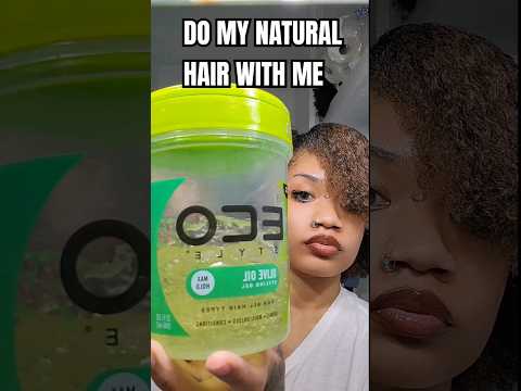 watch me do my hair 🫣 #shorts #naturalhair