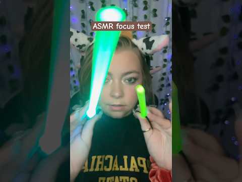 ASMR focus test #asmr #shortsasmr #shorts