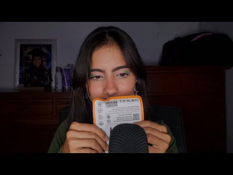 ASMR - GATILHOS ALEATÓRIOS E SONS DE BOCA (tapping, conta gotas e +)