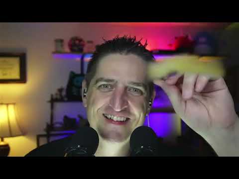 ASMR Real Personal Attention Face Brushing & Affirmations #upclose #SleepAid #MaleASMR