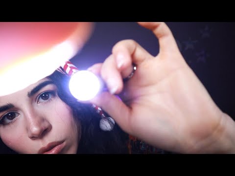 ASMR 👁️ EYE EXAM IN THE SLEEP CLINIC 👁️