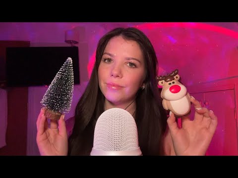 ASMR Christmas themed trigger assortment | Vlogmas Day 4 🎄