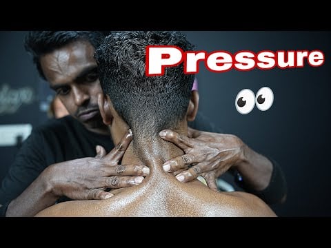 This Much Pressure Is Enough For Head And Body Massage ASMR | Neck Cracking Deep Tissue Massage