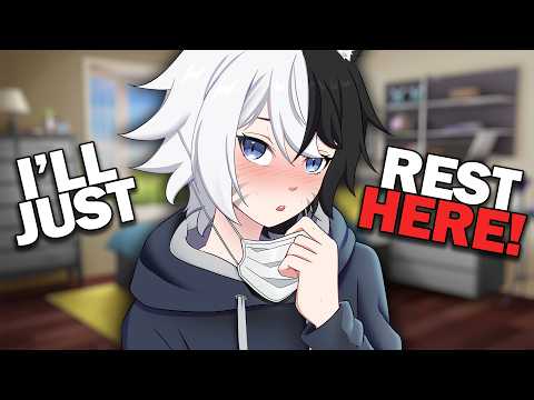 “I’m Pestering You!” | Sick Roommate Yaps & Taps Your Ears ASMR 💕 [Rambling] [Sleep Aid]