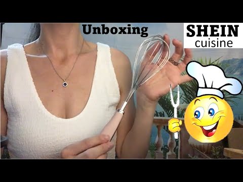 ASMR * Unboxing cuisine SHEIN trop bien 😃
