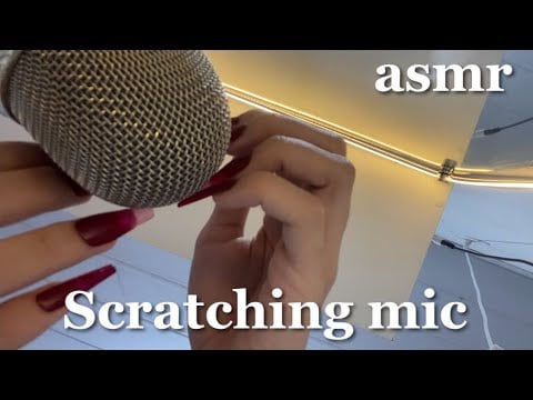ASMR Arranhando Microfone