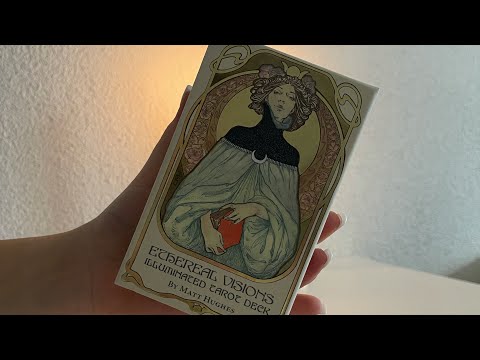 ASMR Lofi Tarot Card Unboxing 🤍 | Shorts