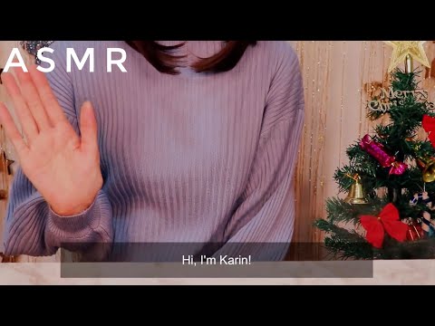 【ASMR/囁き】ハンドムーブメントしながら英語のオノマトペを30個囁く whispering 30 English onomatopoeia with hand movement