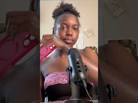 ASMR Pink Triggers #asmr #pink #shorts #whispering #tapping #lipgloss