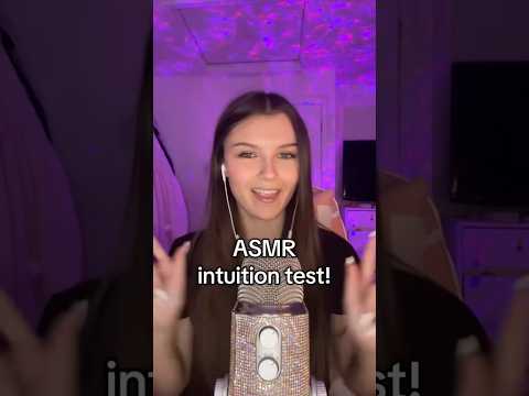 ASMR Intuition Test #asmr #triggersforsleep #asmrtingles #mouthwhisper #asmrtriggers