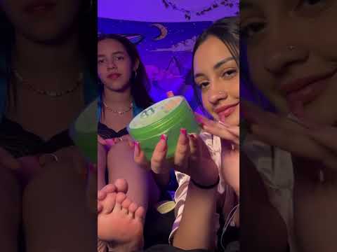 ASMR MASSAGE AT MY COUSIN’S FEET (ARI) #asmr #asmrsounds #asmrcommunity #FEET NEW VIDEO ✨🙈🥰