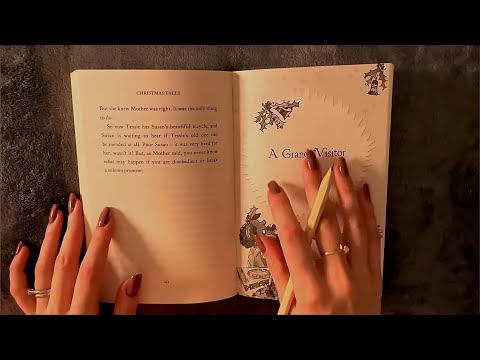 😴 ASMR - 🎄 Reading you Christmas Stories to SLEEP - Clicky Whispers