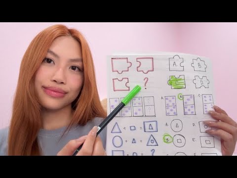 LOFI ASMR testing your IQ & Personality (Soft spoken)