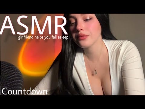 ASMR Girlfriend Taking Care of You After a Stressful Day 💗Massage+ Countdown