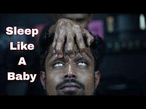 ASMR Sleep Like A Baby | Intense Head Massage With Oil | Neck Cracking Head Scratching ASMR Massage