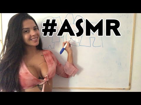 ASMR PROFESSORA DE INGLÊS