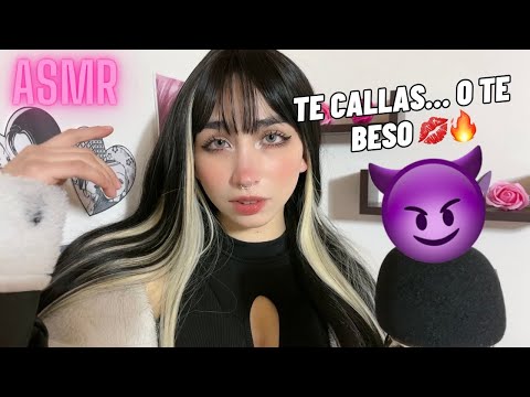 Te callas… o te beso 😈🔥 La chica mala te acorrala | ASMR Roleplay