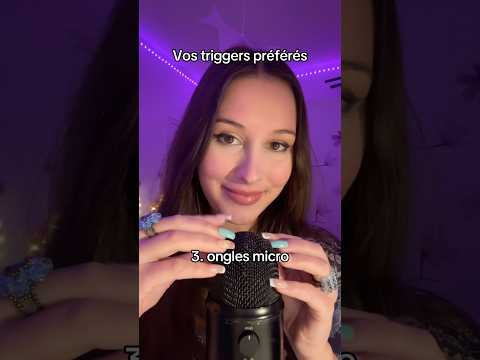 Top 6 de vos triggers favoris ✨ #asmr #asmrtriggers #détente #relaxingvideos #asmrcommunity