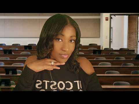 ASMR Quiet Classmate Helps You Study Roleplay ✏️ Writing, Typing, & Whispering