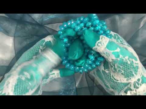 OPERA GLOVES 💙 RELAXING WITH  BEADS  💤  [[ASMR]]