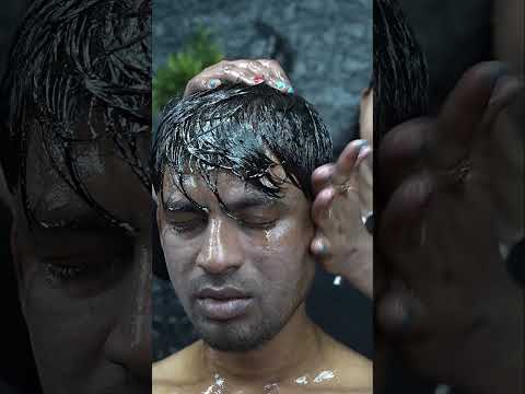 Satisfying Scalp Massage with Shoulder Massage ASMR: Sleep Guaranteed #shorts