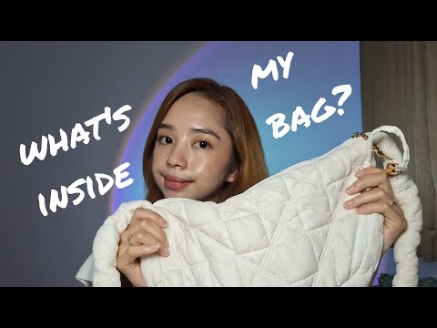ASMR what's inside my bag? 
