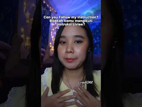 ASMR Follow My Instructions and Focus Test #asmr #miniso #minisoipland