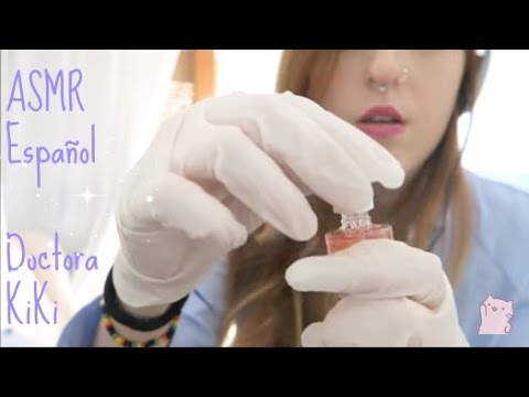 ◇ASMR DR. KiKi Limpieza de oído◇Ear Cleaning(Sacando piedritas de tus oídos)◇Binaural