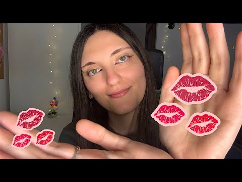 Kisses Sounds + Hand Movements ASMR 💋🤍