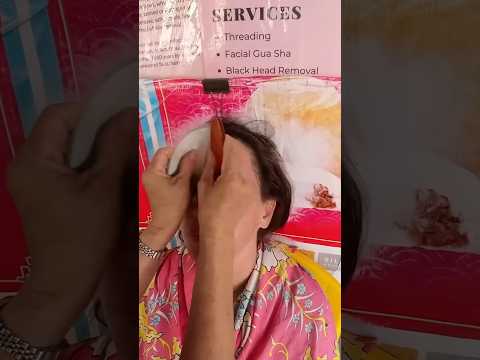 Volví con la señora del masaje con gua sha en Bangkok #facialmassage #guasha #short
