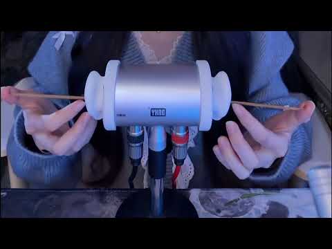 IMMEDIATE Sleep ASMR: Tuning Fork, Horsehair & Haircut Deep Ear Treatment / 4HR (No Talking)