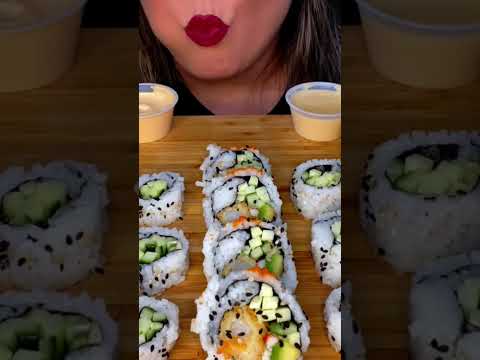 Huge Sushi Platter #shorts #asmr