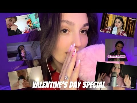 ASMRtists take over my Channel ASMR 💗 (Valentine’s Day Special) 