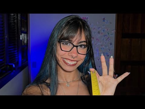 ASMR - FILHA DA COSTUREIRA TIRA SUAS MEDIDAS (voz suave)