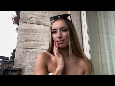 ASMR on the balcony in Italy🇮🇹 (soft spoken)