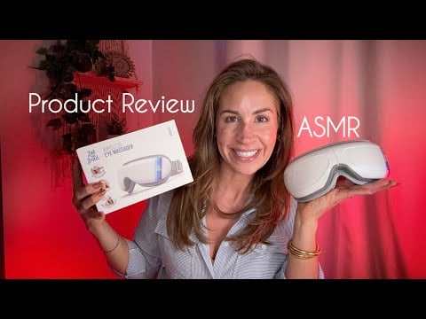 ASMR | Let’s explore this relaxing eye massager together! [A tingly, whispered product review ☺️]