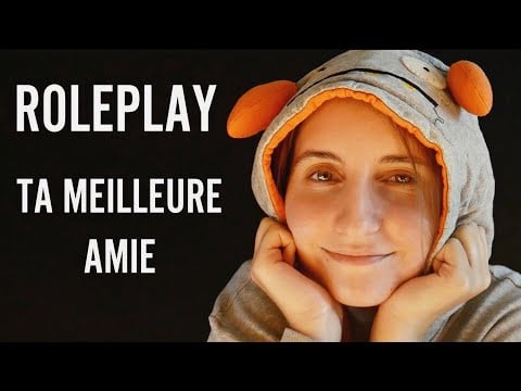 ASMR Roleplay (soirée pyjama) - Ta meilleure amie te rassure ❤️