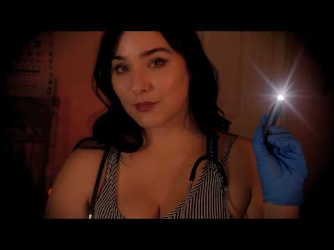 ASMR Cranial Nerve Exam with New Triggers 🩺Medical Roleplay with Realistic Head Movements