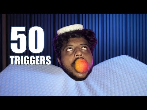[ASMR] 50 Trigger For DEEP Sleep Tonight…