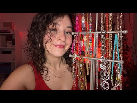 Kolyeler & Yakın Fısıltılarla Show and Tell ASMR 🪎😴