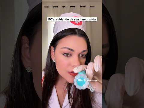 POV: cuidando da sua hemorroida #asmr #asmrsounds #humor