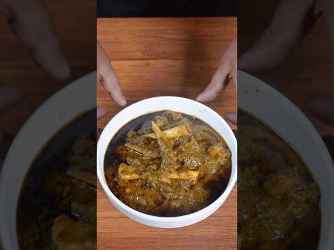 🔥 ASMR Mutton Saag | Slow Cooked Greens & Meat | Satisfying Cooking Sounds #shorts #asmr #viral