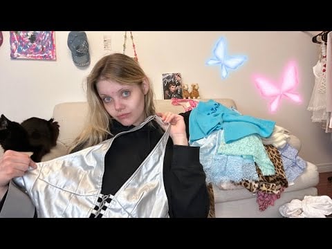 Lofi Asmr | What i’m packing for my trip 💗 (Clothing show & tell) ✨