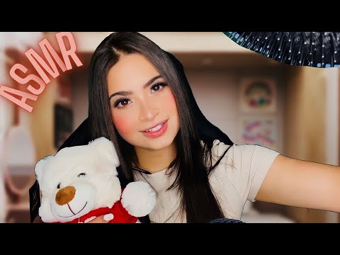 ASMR: MÃE ARRUMANDO VOCÊ PARA A ESCOLA!