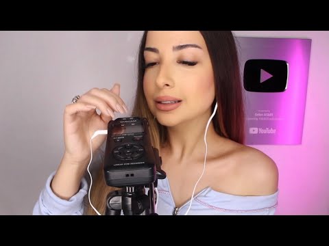 TÜRKÇE ASMR | Tascam Lipgloss Sesleri, Ağız Sesleri, Sayı Sayma | RAHAT UYKU