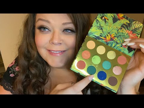 ASMR - Colourpop haul / whispering & tapping