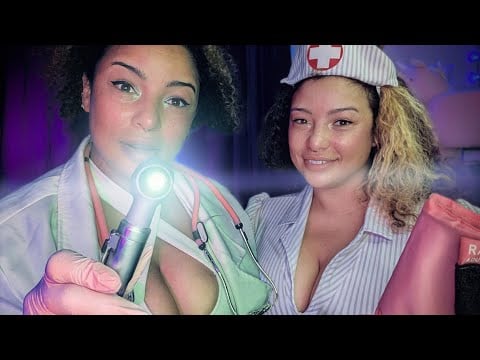 ASMR Medical Exam 🩺Doctor Fixes Flirty Nurse's Mistakes 💊 (South African Accent)